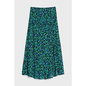 Bershka floral skirt with slit